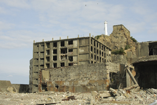 軍艦島の廃墟